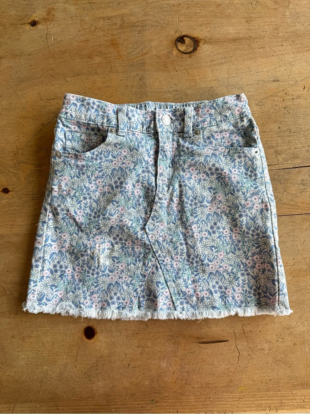 Girls Clothing Bundle – 9-Piece Lot | Size M–L - Floral, Gingham, Plaid